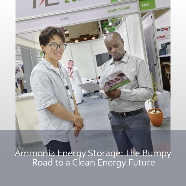 Ammonia Energy Storage: The Bumpy Road to a Clean Energy Future